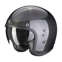 Casque jet SCORPION BELFAST EVO CARBON Noir brillant