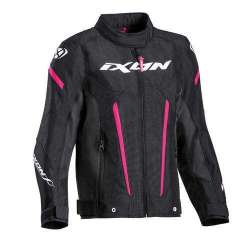 IXON STRIKER KID Lady Veste Noir-Fushia