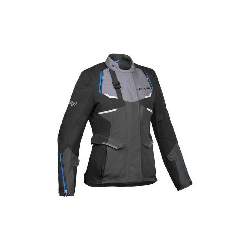 IXON EDDAS LADY Veste Gris-Noir-Bleu