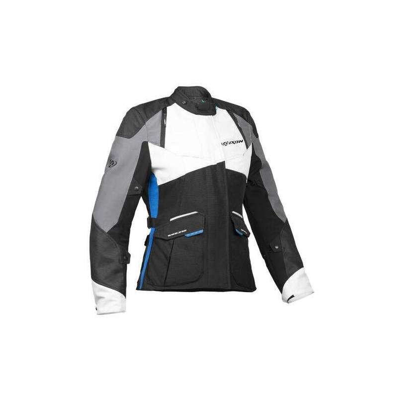 IXON BALDER LADY Veste Noir-Gris-Bleu