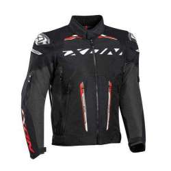 IXON BLASTER Veste Textile 3-1 Noir-Blanc-Rouge