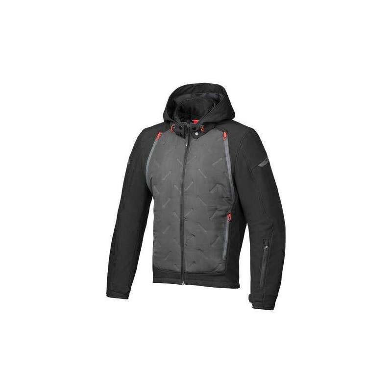 IXON FARY  Veste Textile Noir-Anthracite-Rouge