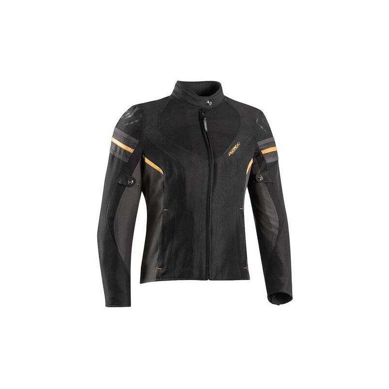 IXON ILANA EVO LADY Veste Noir-Anthracite-Or