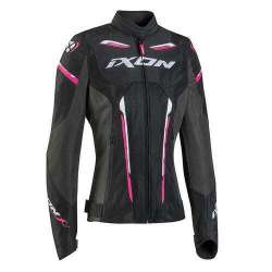 IXON STRIKER AIR WP LADY Veste Noir-Anthracite-Fushia