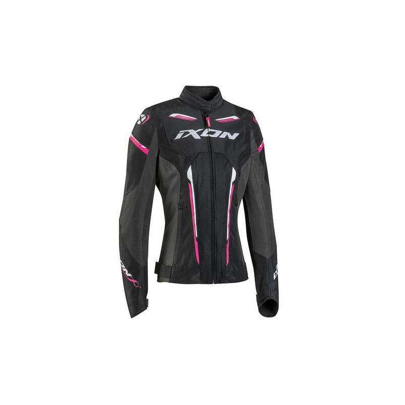 IXON STRIKER AIR WP LADY Veste Noir-Anthracite-Fushia