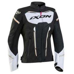 IXON STRIKER AIR LADY Veste Noir-Blanc-Or