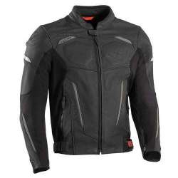 IXON CEROS Veste Cuir Noir-Anthracite