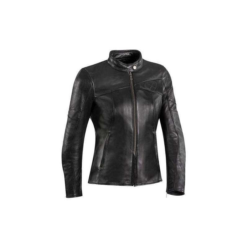 IXON CRANKY LADY Veste Cuir Noir