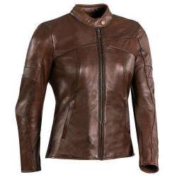 IXON CRANKY LADY Veste Cuir Marron