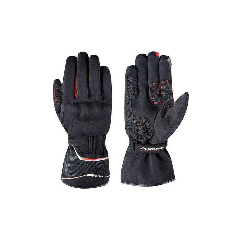 IXON PRO GLOBE Winterhandschuhe Schwarz-Rot