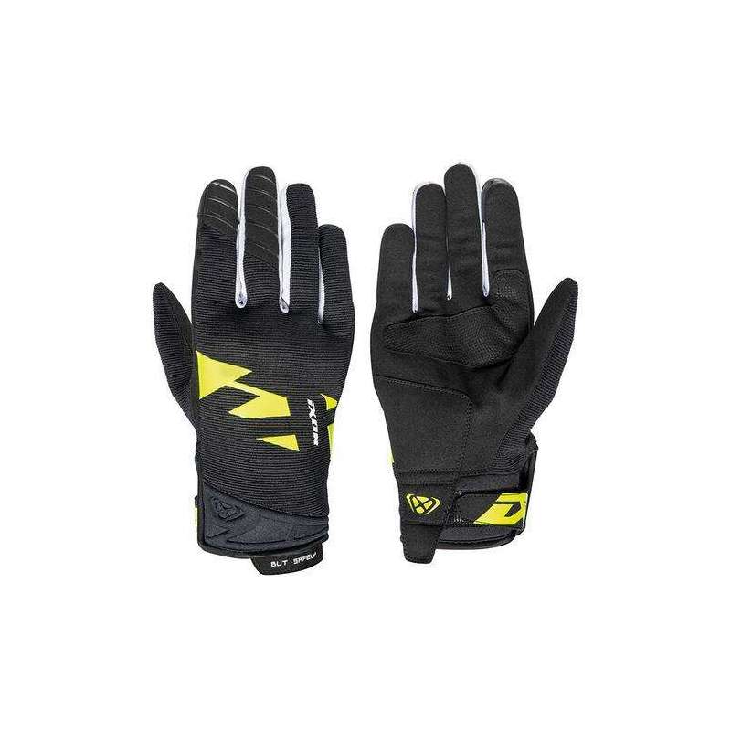 IXON MS FEVER Midseason Handschuhe schwarz-weiß-gelb hell
