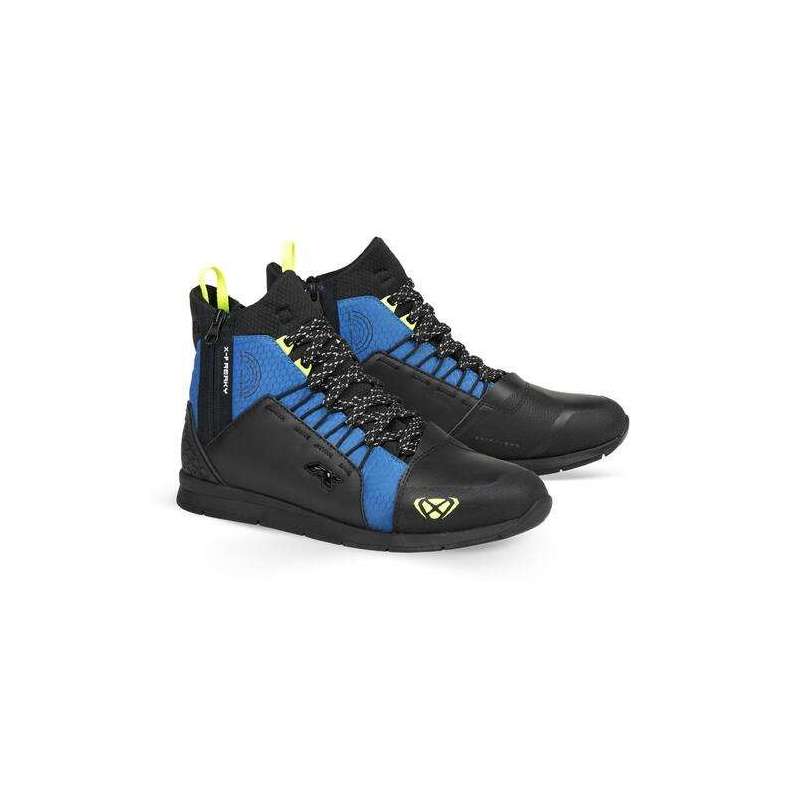 IXON FREAKY WP Chaussure Noir-Bleu-Jaune