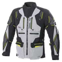 BÜSE JACKE TRAVEL PRO HERREN WEISS SCHWARZ GELB