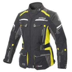 BÜSE VESTE HIGHLAND II DAMES NOIR  JAUNE