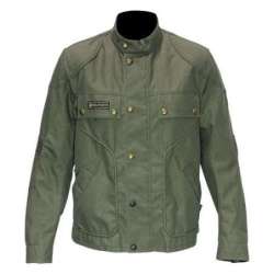 BELSTAFF JOHNSONS JACKE HERREN WASHED CORDURA  MILITARY GREEN