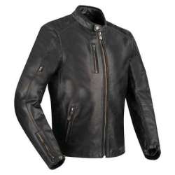 SEGURA VESTE CUIR LAXEY HOMMES NOIR