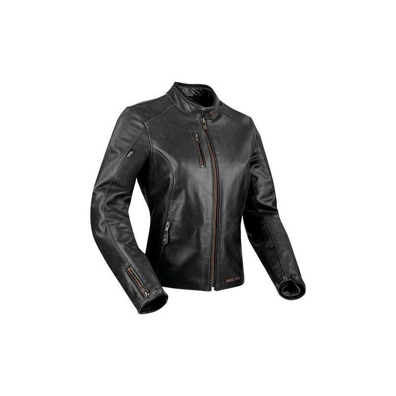 SEGURA VESTE CUIR LAXEY DAMES  NOIR