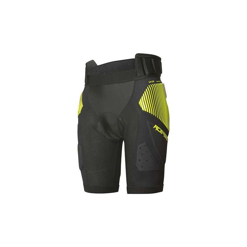 ACERBIS PANTALON DE PROTECTION SOFT RUSH NOIR  JAUNE