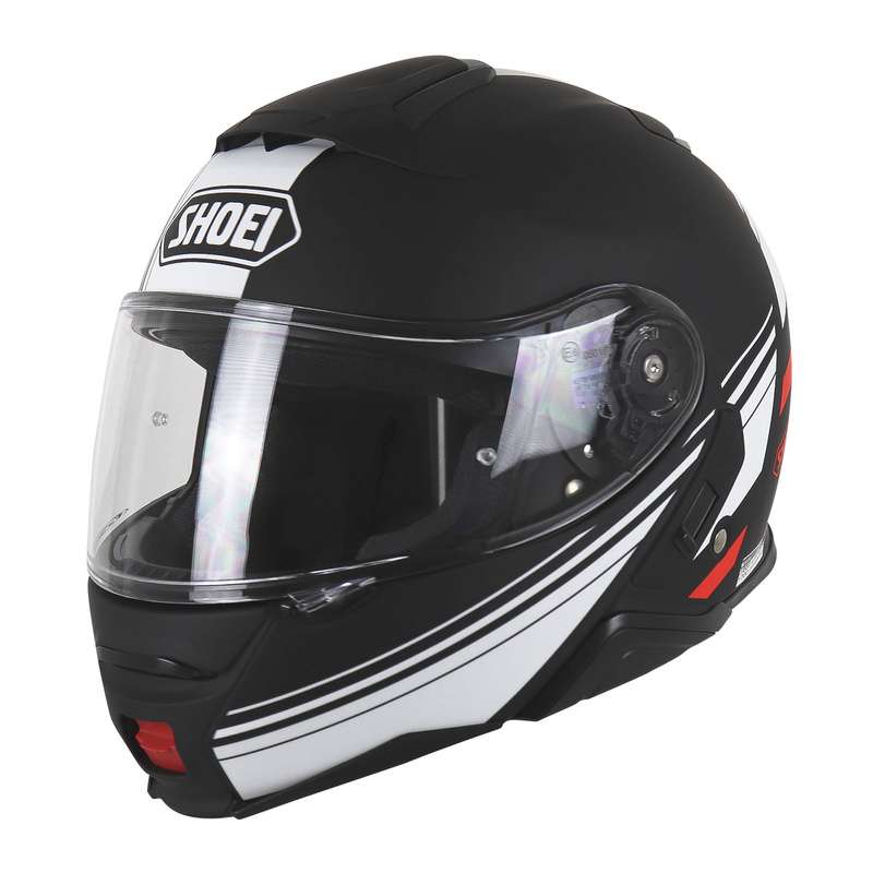 Klapphelm Neotec II Separator TC-5 schwarz matt-weiss-rot