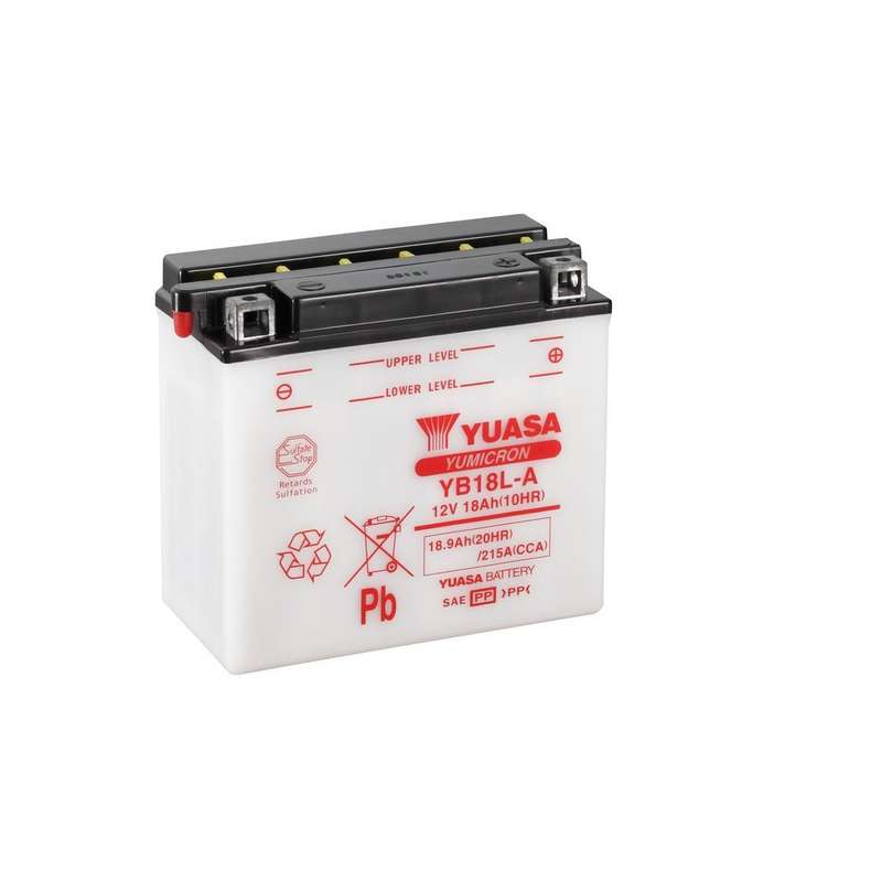 Batterie YB18L-A-  Sec avec pack acide