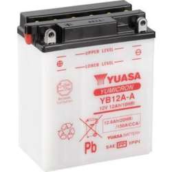 Batterie YB12A-A-  Sec avec pack acide