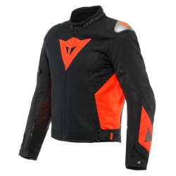 Veste Energyca Air Tex noir-fluo rouge