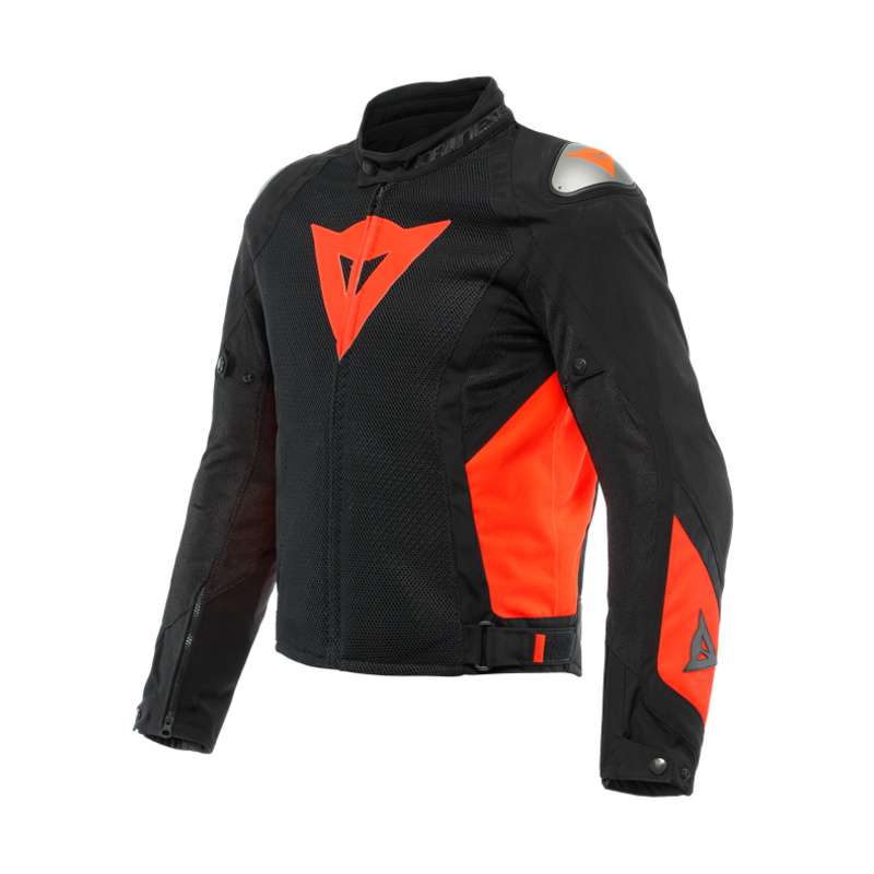 Veste Energyca Air Tex noir-fluo rouge
