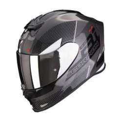 Casque Intégral SCORPION EXO-R1 EVO FINAL Air -Gris Foncé-Noir-Blanc