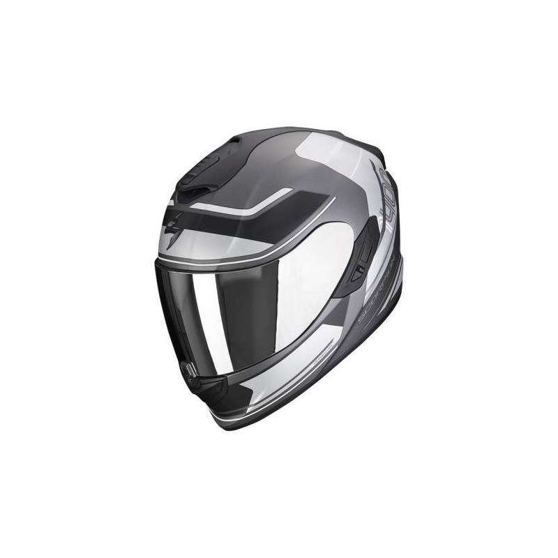 Casque Intégral SCORPION EXO-1400 EVO VITTORIA Air -Gris Mat-Blanc Casque Intégral SCORPION EXO-1400 EVO VITTORIA Air -Gris Mat-Blanc