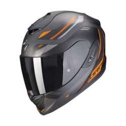 Casque Intégral SCORPION EXO-1400 EVO CARBONE KYDRA Air -Noir mat-Orange