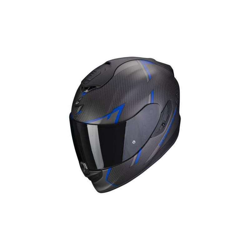 Casque Intégral SCORPION EXO-1400 EVO CARBONE KENDAL Air -Noir Mat-Bleu Casque Intégral SCORPION EXO-1400 EVO CARBONE KENDAL Air -Noir Mat-Bleu