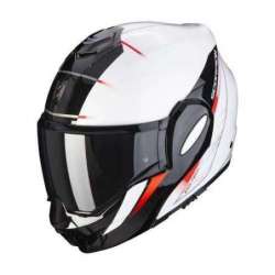 Casque Modulable SCORPION EXO-TECH EVO PRIMUS -Blanc Perle-Noir