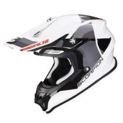 Casque Cross SCORPION VX-16 EVO SPECTRUM Air -Blanc-Gris