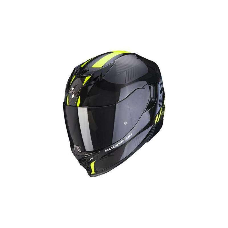 Casque Intégral SCORPION EXO-520 EVO LATEN Air -Noir-Jaune Fluo