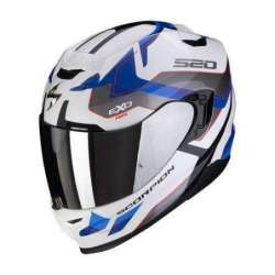 Casque Intégral SCORPION EXO-520 EVO ELAN Air -Blanc-Bleu