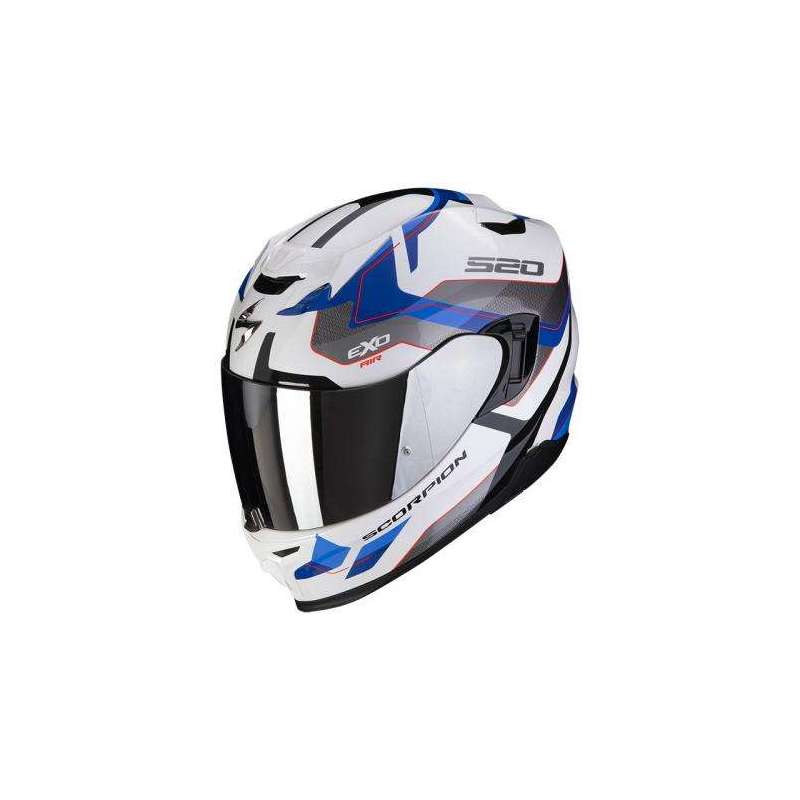 Casque Intégral SCORPION EXO-520 EVO ELAN Air -Blanc-Bleu Casque Intégral SCORPION EXO-520 EVO ELAN Air -Blanc-Bleu