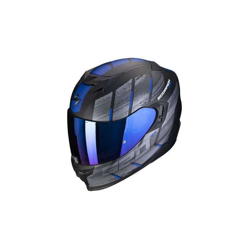 Casque Intégral SCORPION EXO-520 EVO MAHA Air -Noir Mat-Bleu