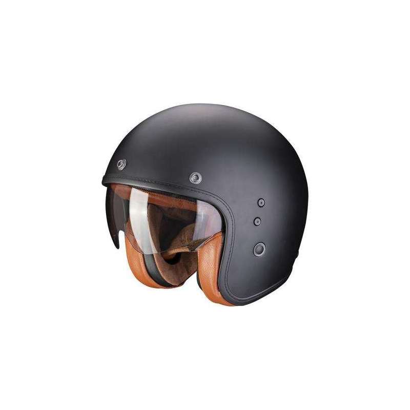 Casque Jet SCORPION BELFAST EVO LUXE -Noir Mat