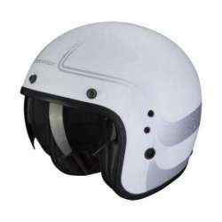 Casque Jet SCORPION BELFAST EVO SOUL -Blanc Mat-Gris