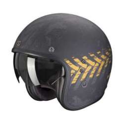 Casque Jet SCORPION BELFAST EVO NEVADA -Noir Mat-Or