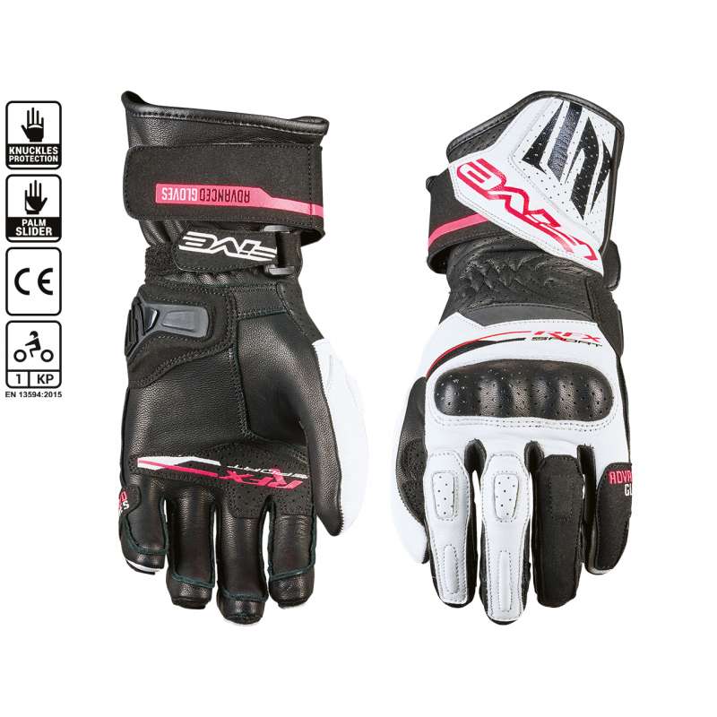 FIVE GLOVES RFX SPORT WOMAN White / Pink