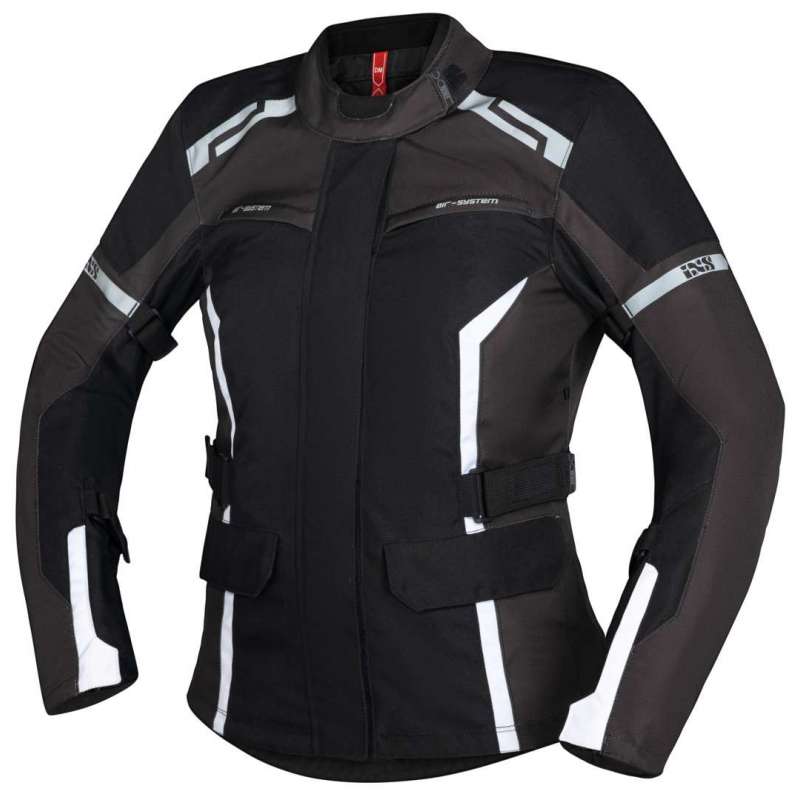 Veste iXS Tour Evans-ST 2.0 noir-gris-blanc  Dames