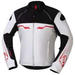 Veste iXS Sport Hexalon-ST blanc-noir-rouge