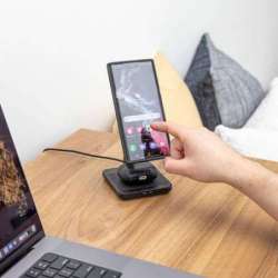 QUAD LOCK MAG DUAL DESKTOP WIRELESS CHARGER NOIR