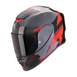 Helm SCORPION EXO-R1 EVO CARBON RALLY Air Schwarz-Rot