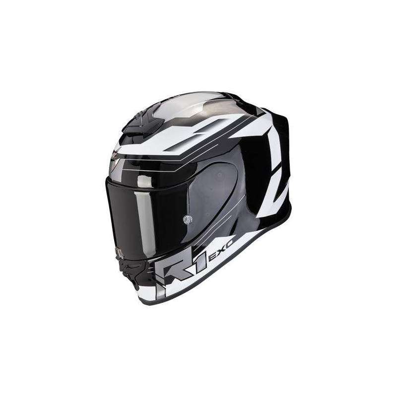 Casque SCORPION EXO-R1 EVO BLAZE Air Noir-Blanc