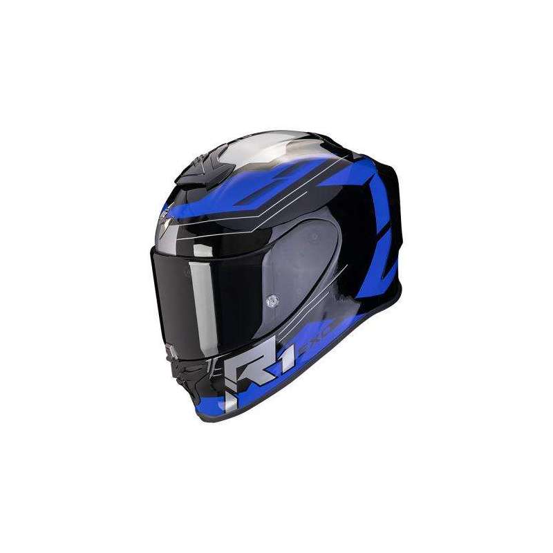 Helm SCORPION EXO-R1 EVO BLAZE Air Schwarz-Blau