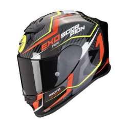 Helm SCORPION EXO-R1 EVO COUP Air Schwarz-Blau-Neon Gelb