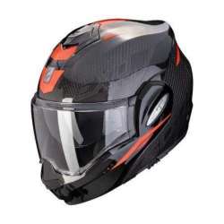 Casque SCORPION EXO-TECH EVO CARBONE ROVER Air Noir-Rouge