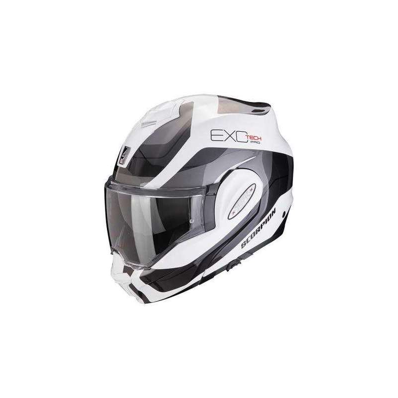 Casque SCORPION EXO-TECH EVO PRO COMMUTA Blanc-Argent